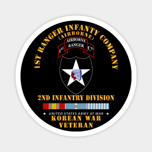 1st Ranger Inf Company - 2nd ID w KOREA SVC X 300 Magnet